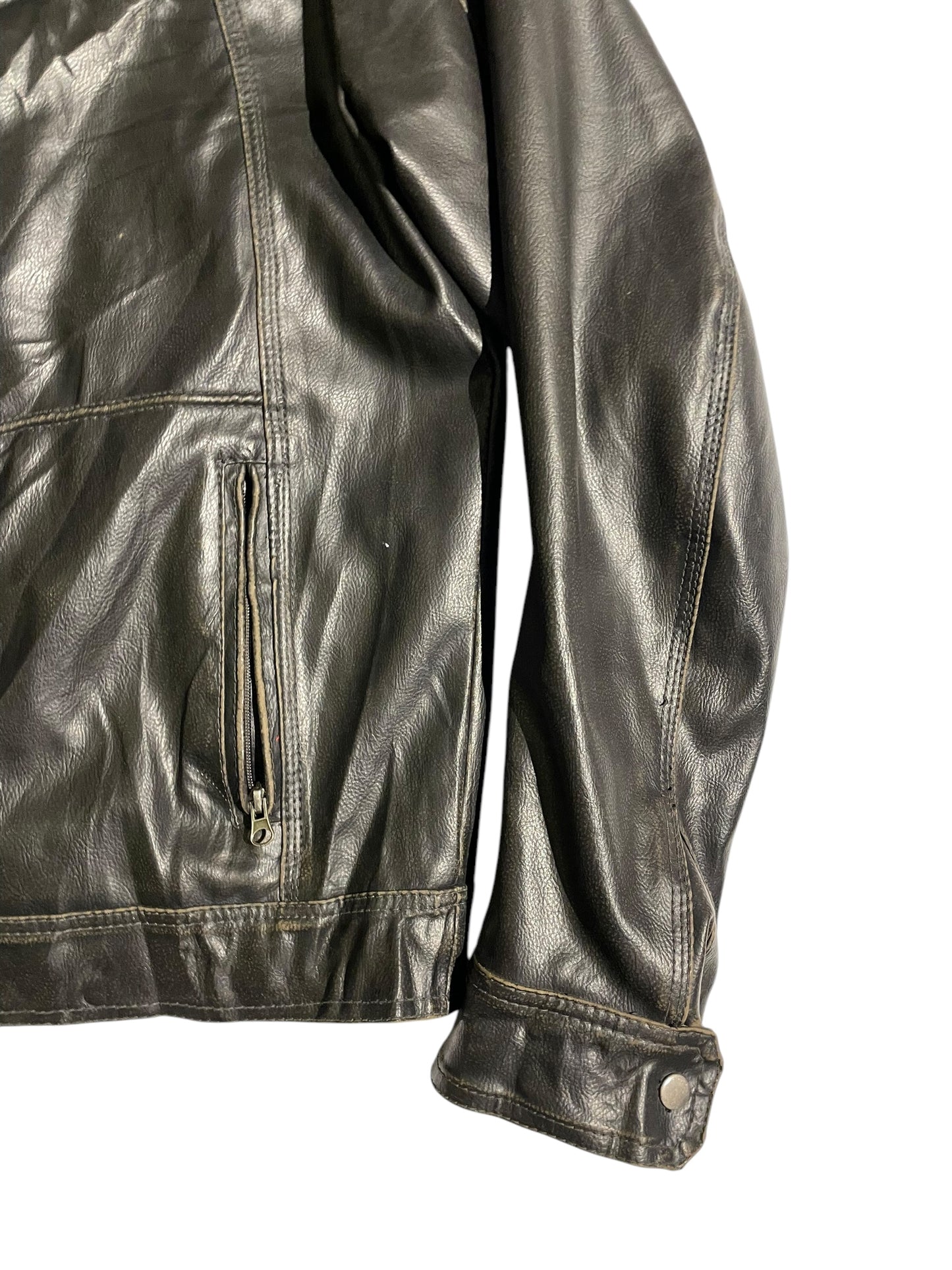 Rivers vntg leather jacket