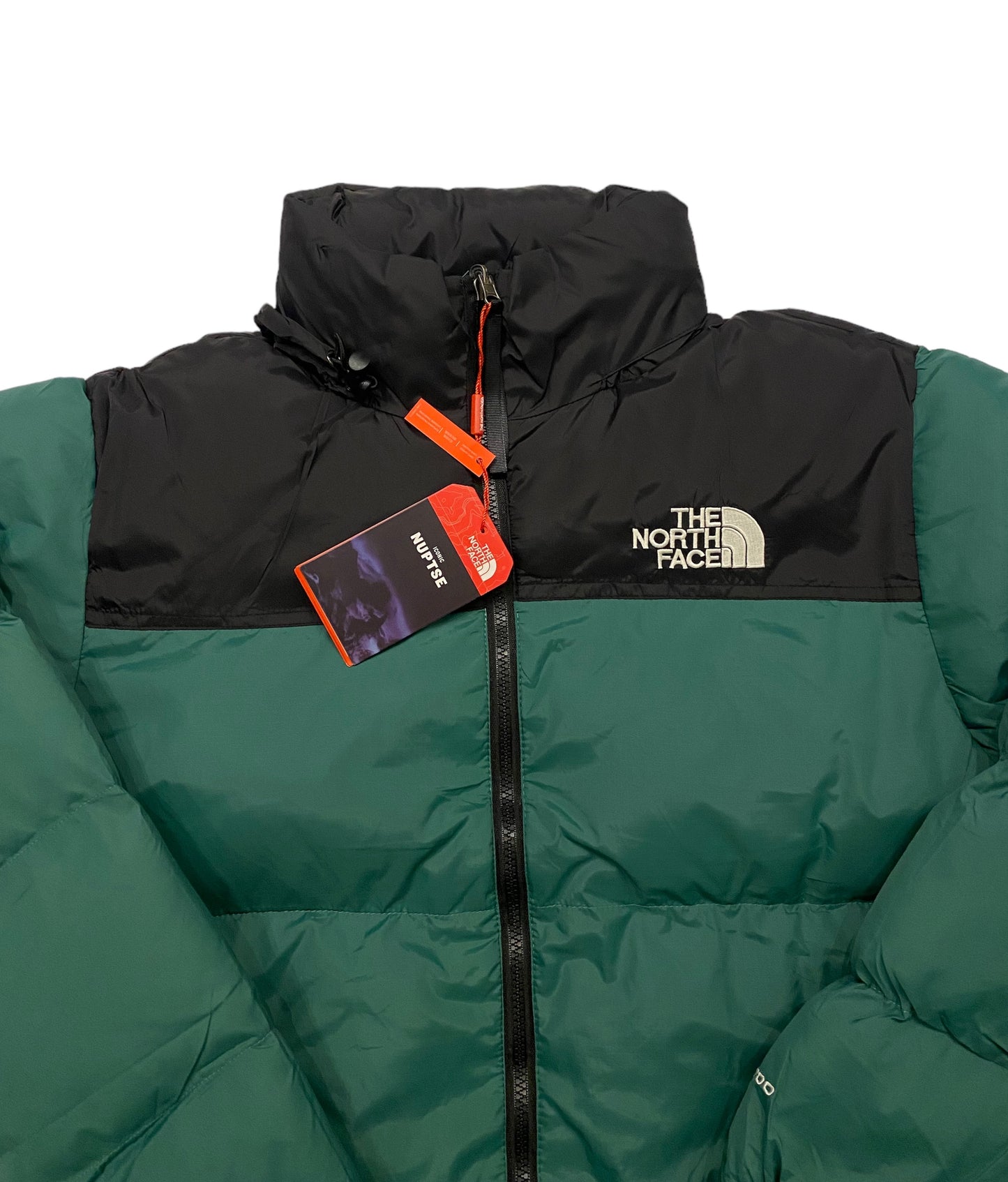 The north face 1996 green nuptse jacket