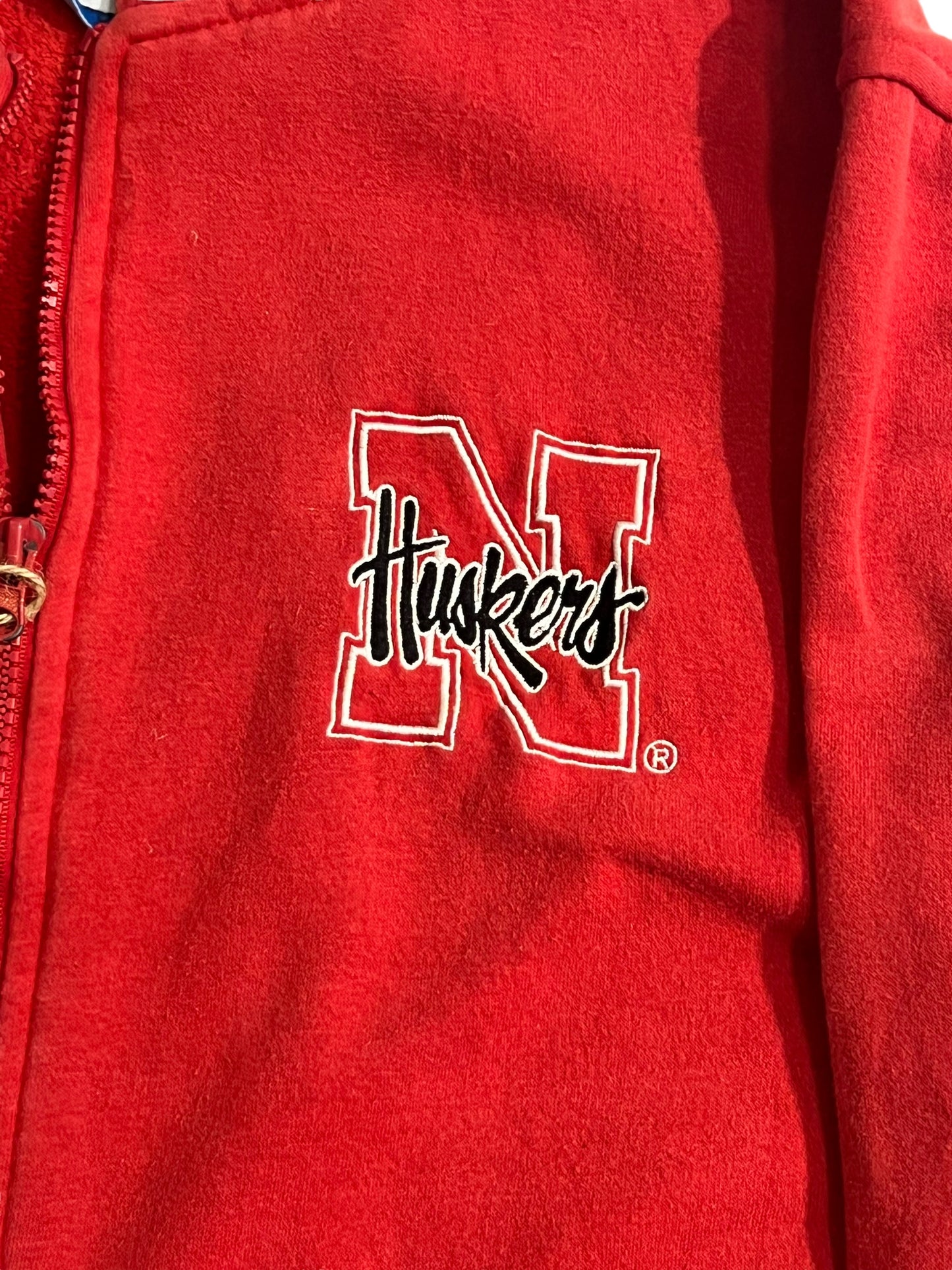 Huskers y2k zip up