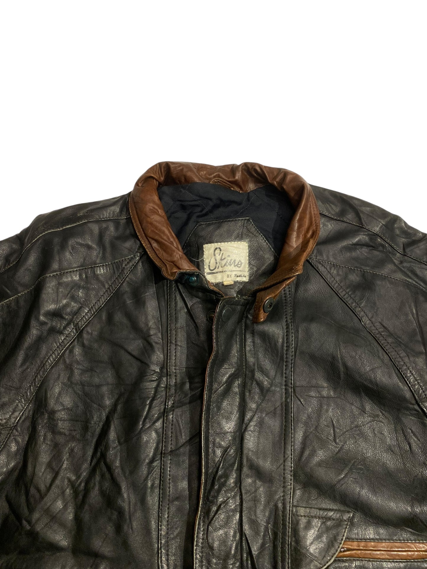 Skins vintage leather jacket