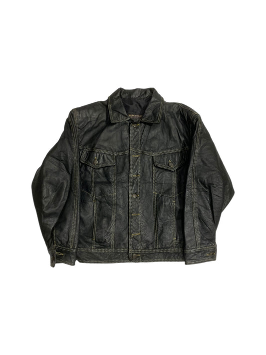 Rochapele heavy leather jacket