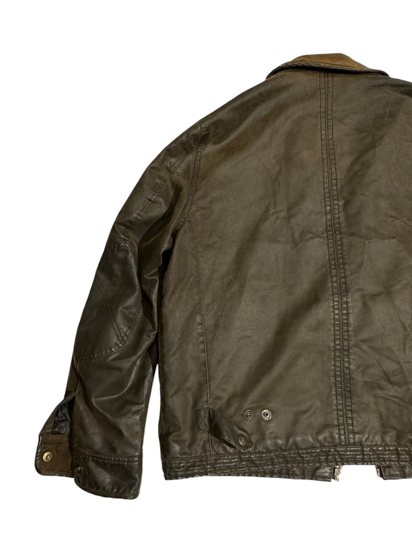 North coast brown leather jacket