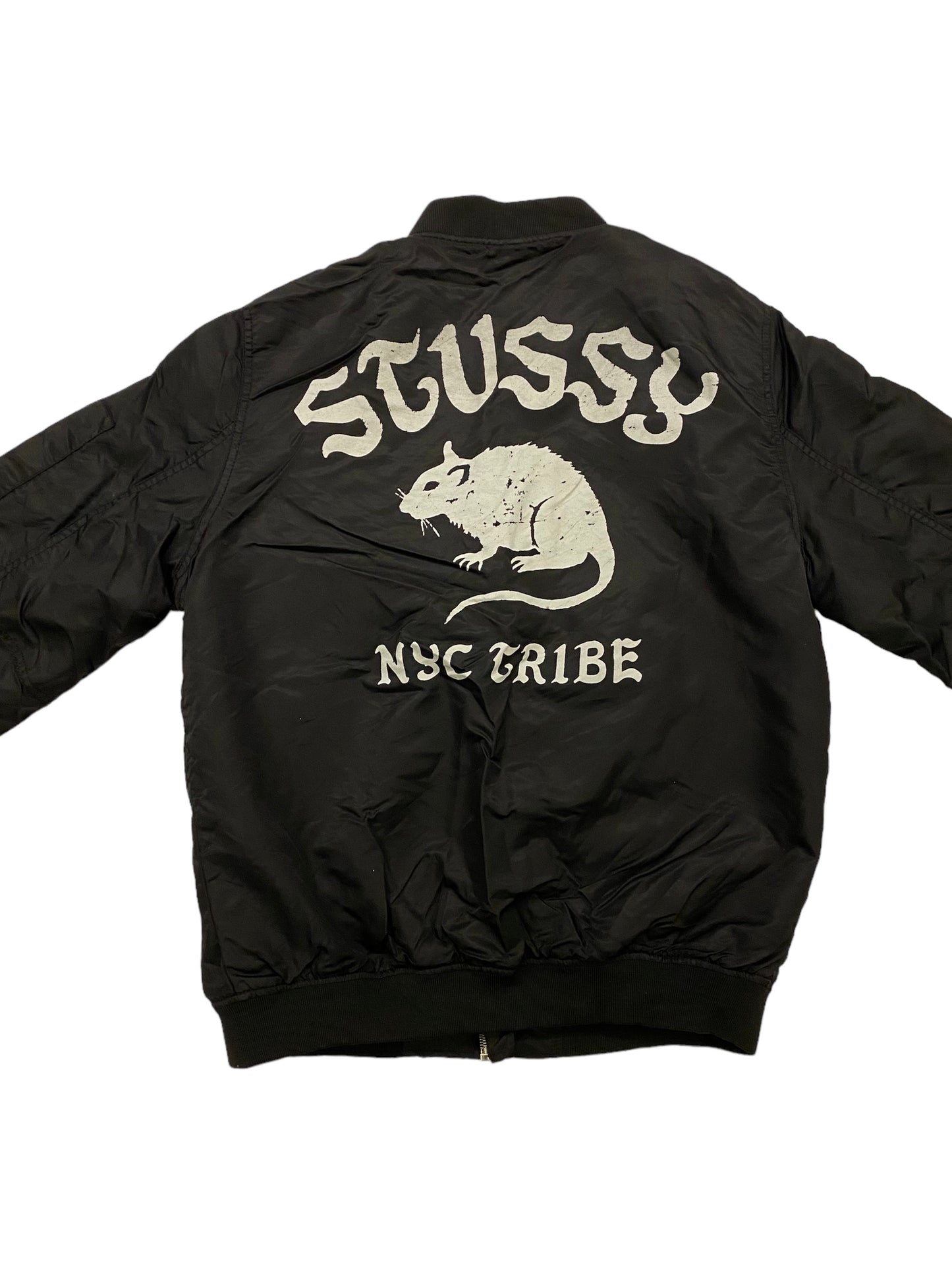 Stüssy NYC tribe bomber jacket