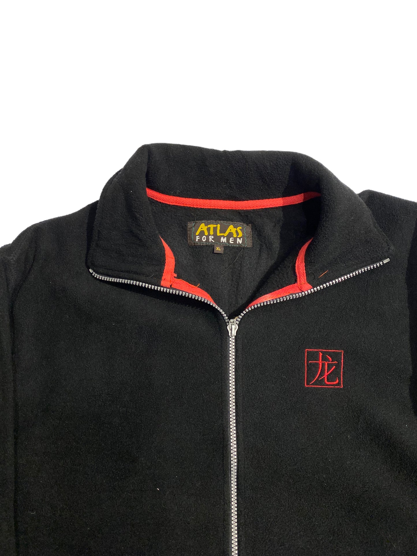 Atlas embroidered fleece jacket