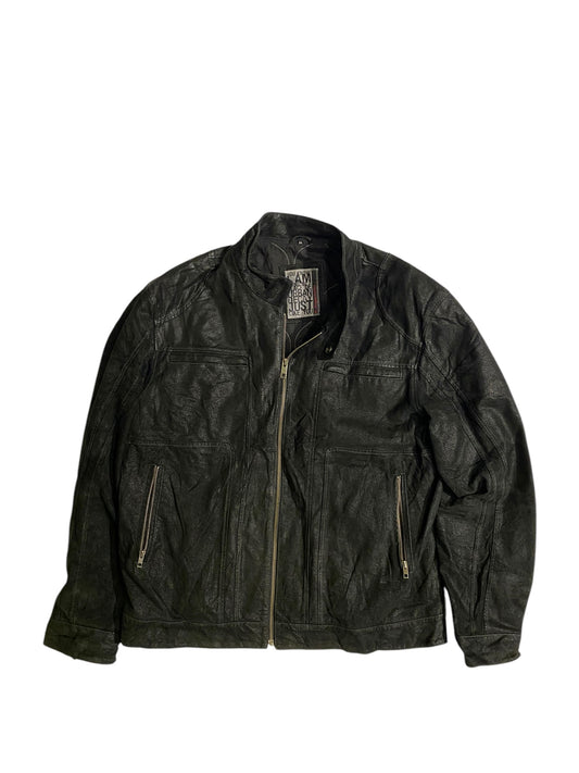 Heavy vntg leather jacket