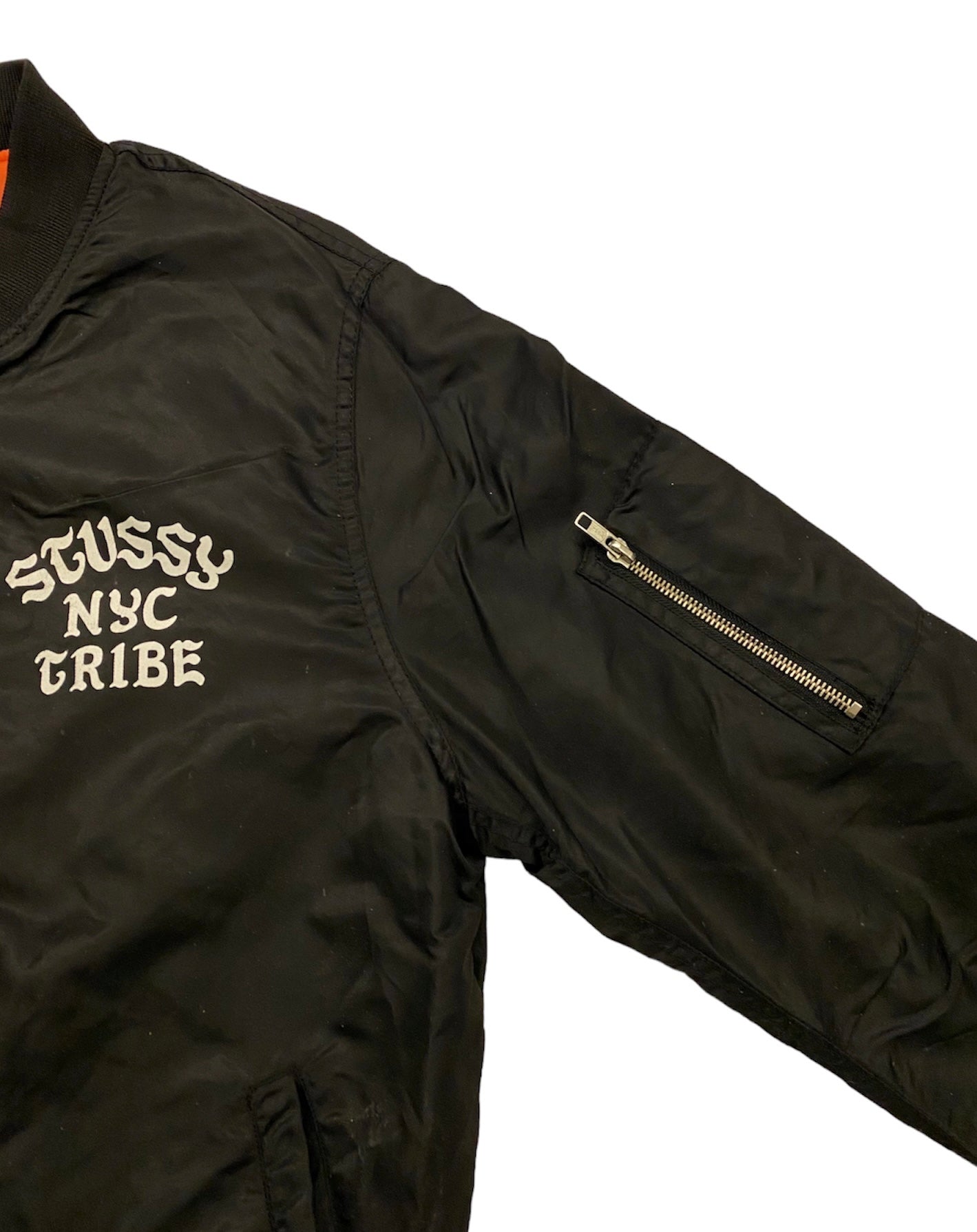 Stüssy NYC tribe bomber jacket