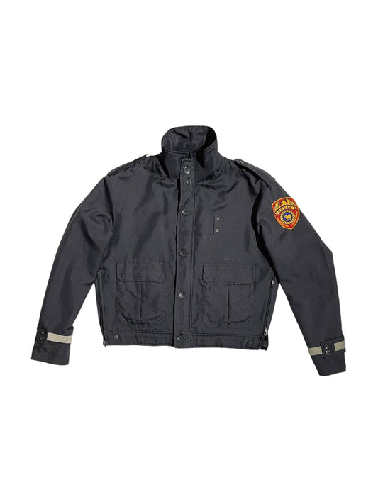 Urban culture patched workwear jacket