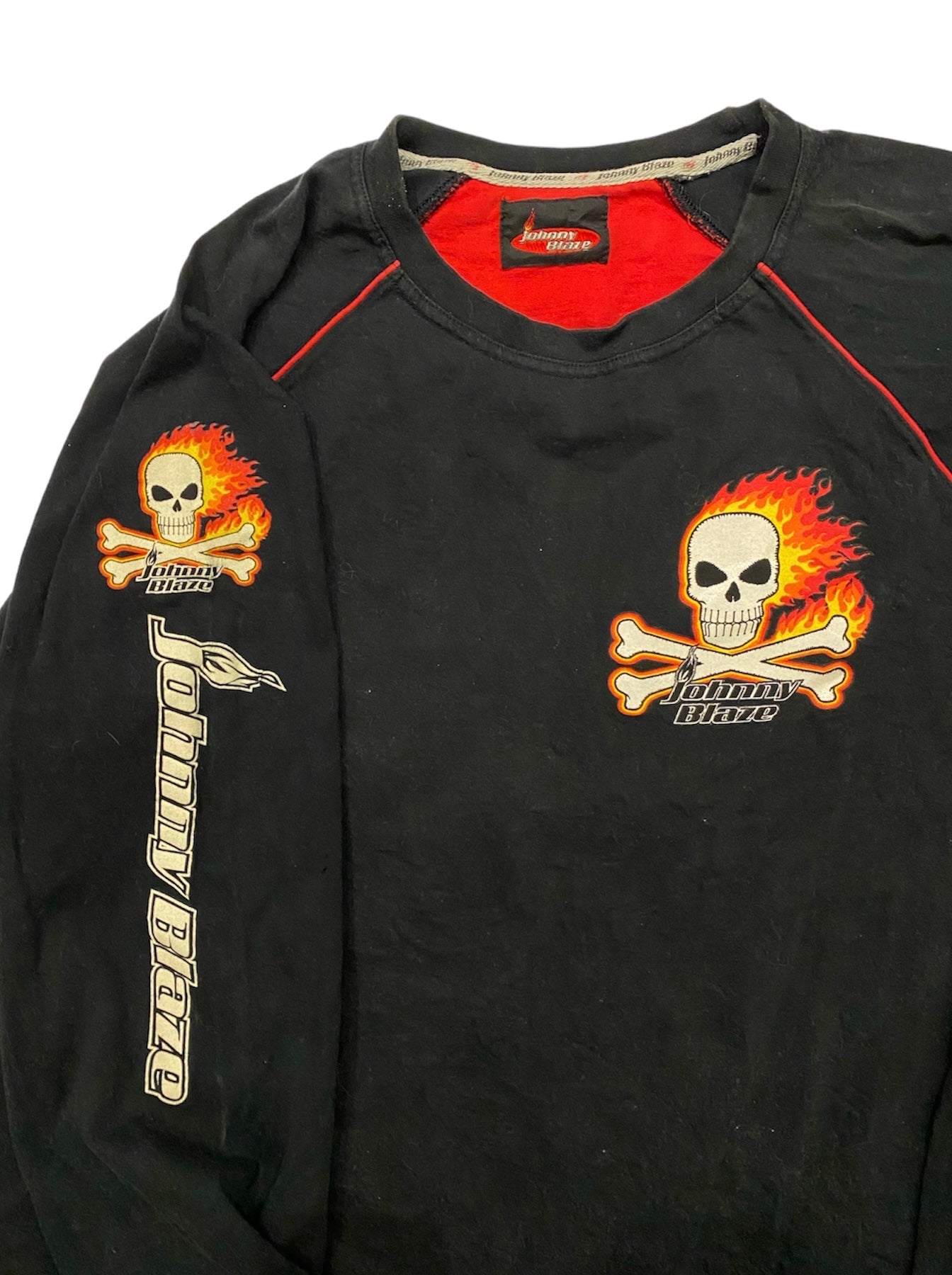 Johnny Blaze flames longsleeve