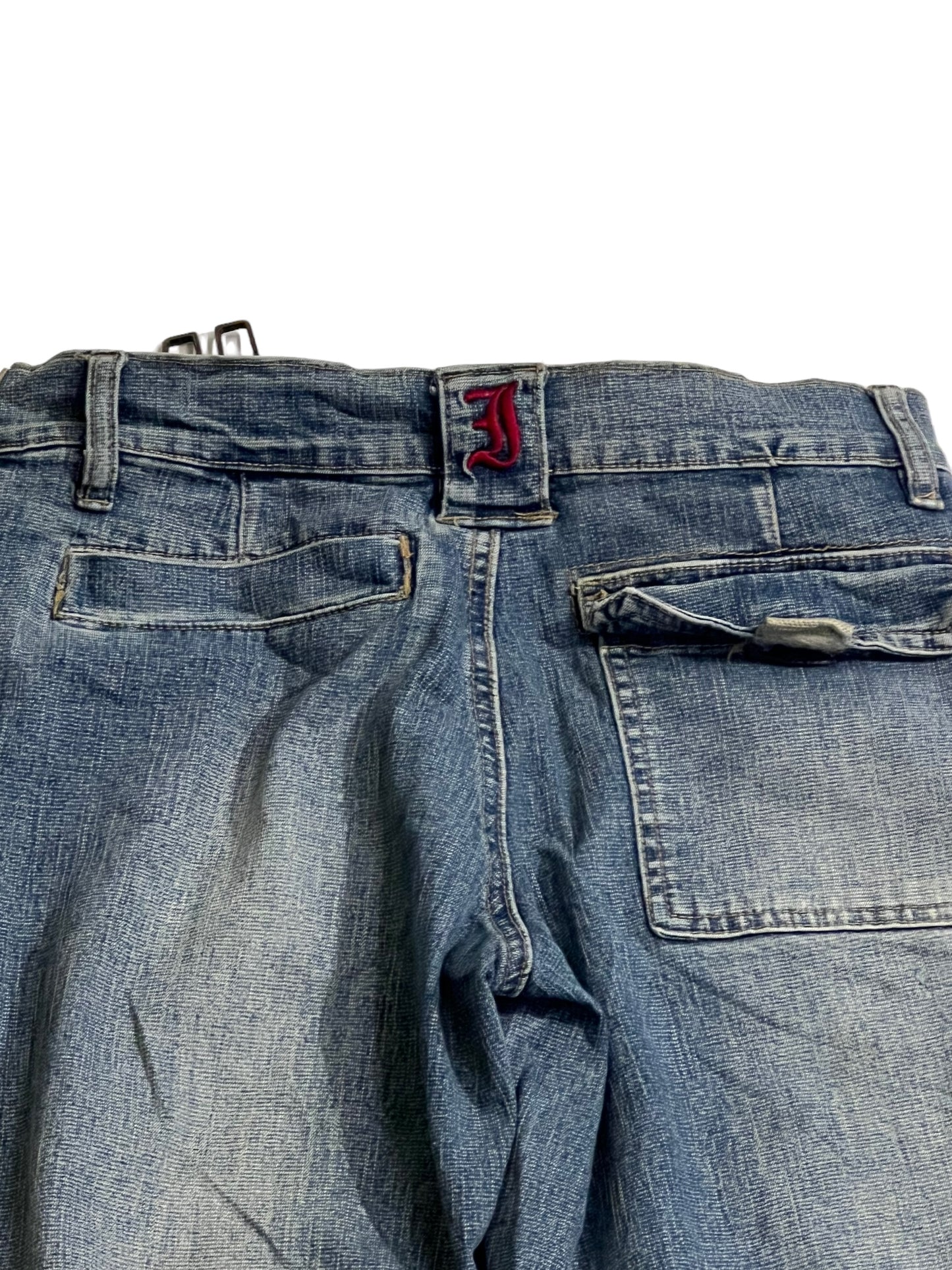 IDPDT zipper baggy jeans