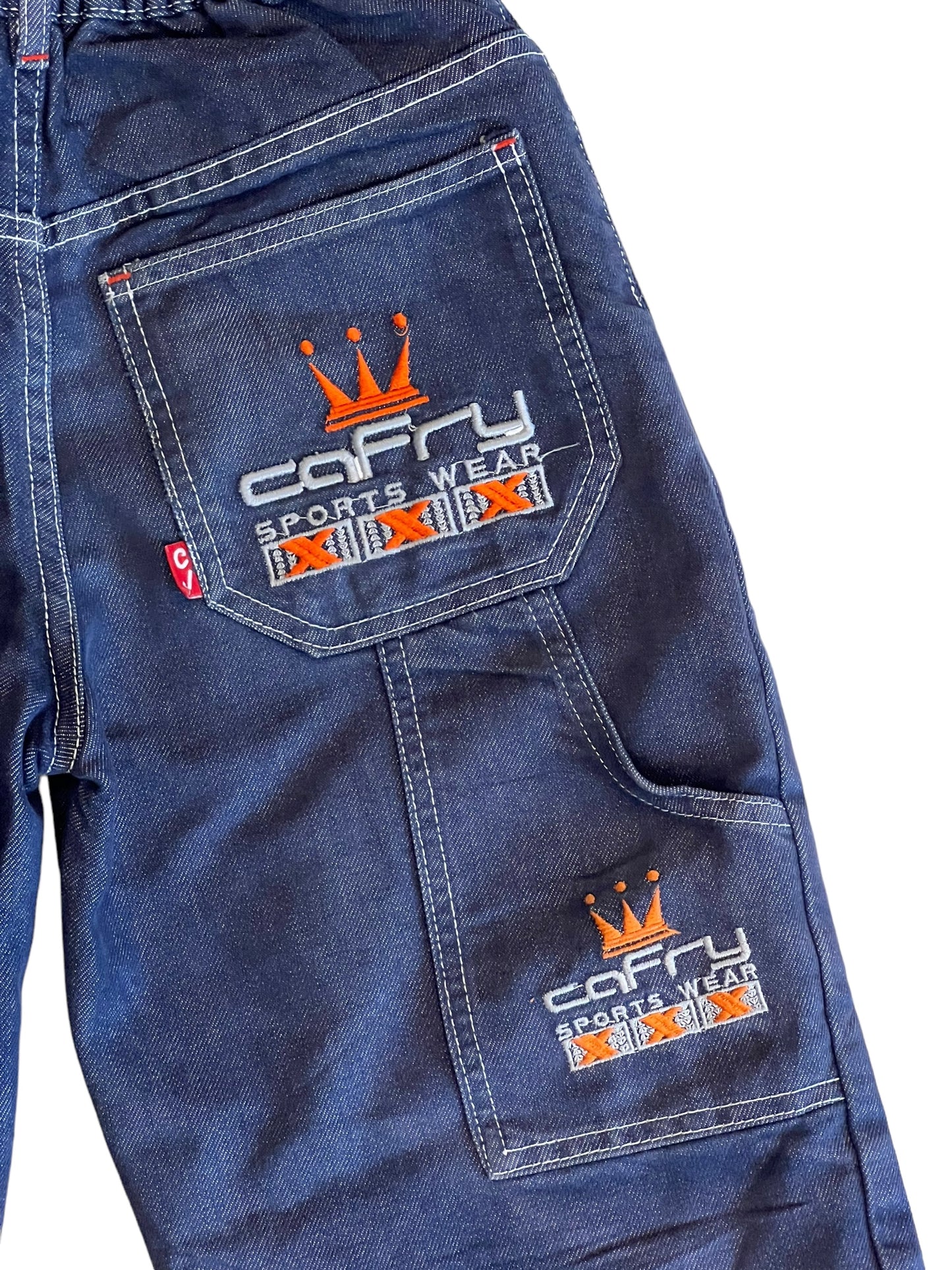 Cafry orange stitches jeans