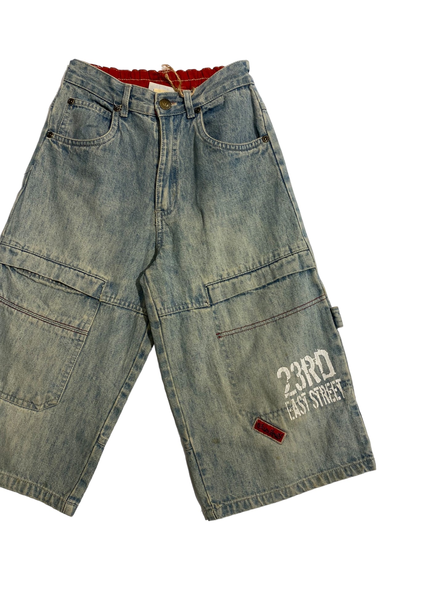 Youngster printed jorts