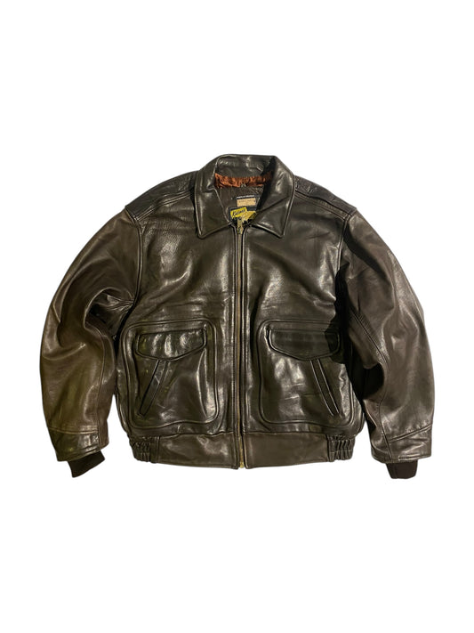 West bull heavy leather jacket