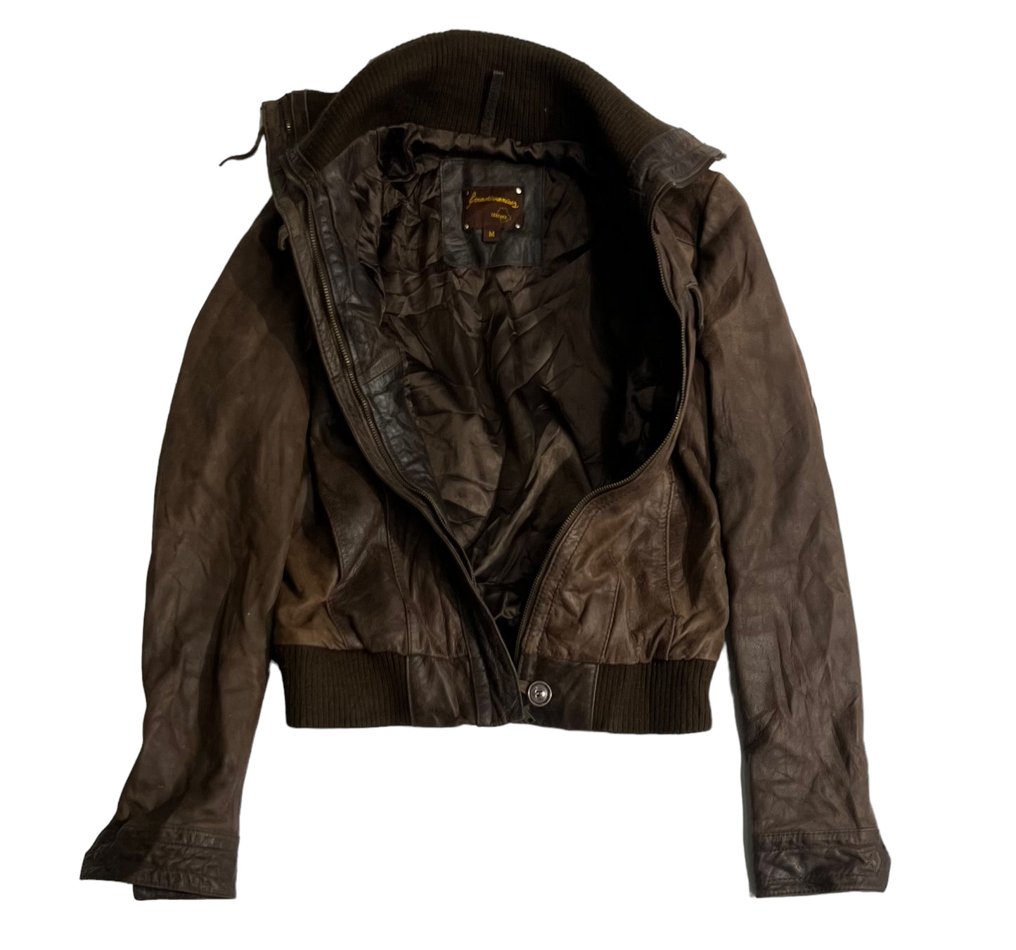 Stradivaris leather jacket