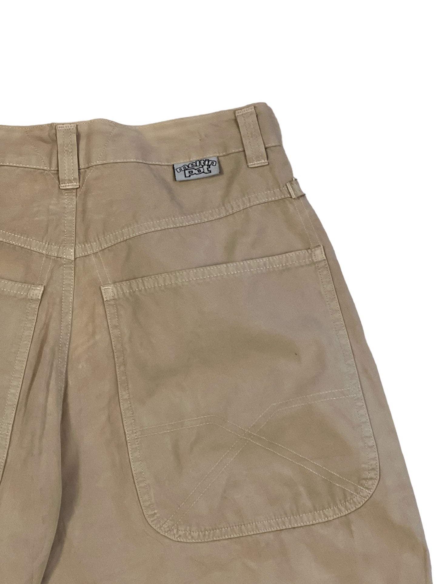 Meltin pot beige shorts