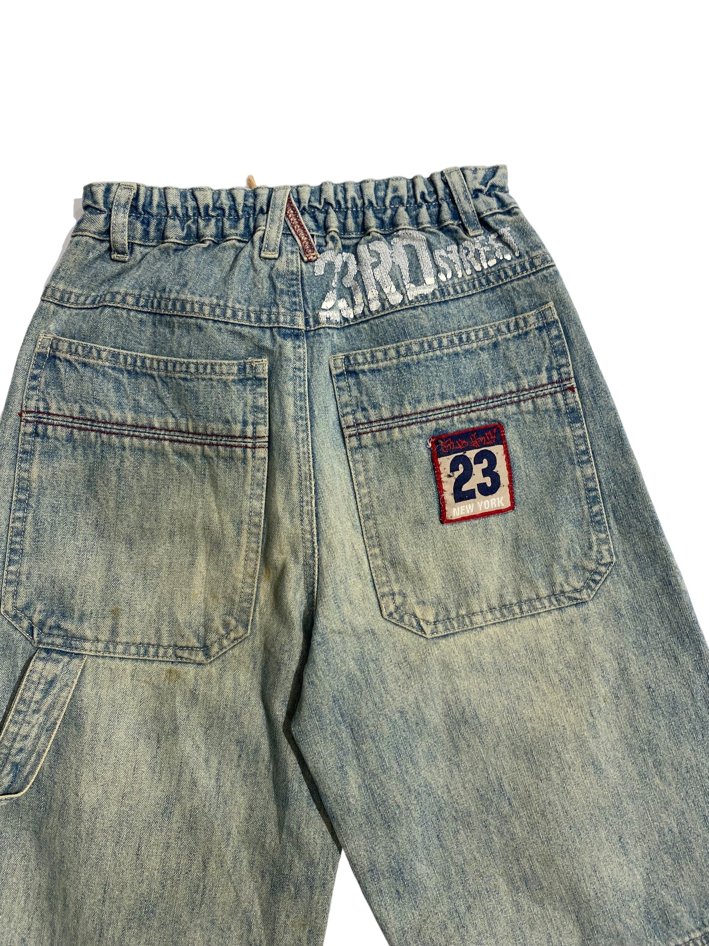 Youngster printed jorts