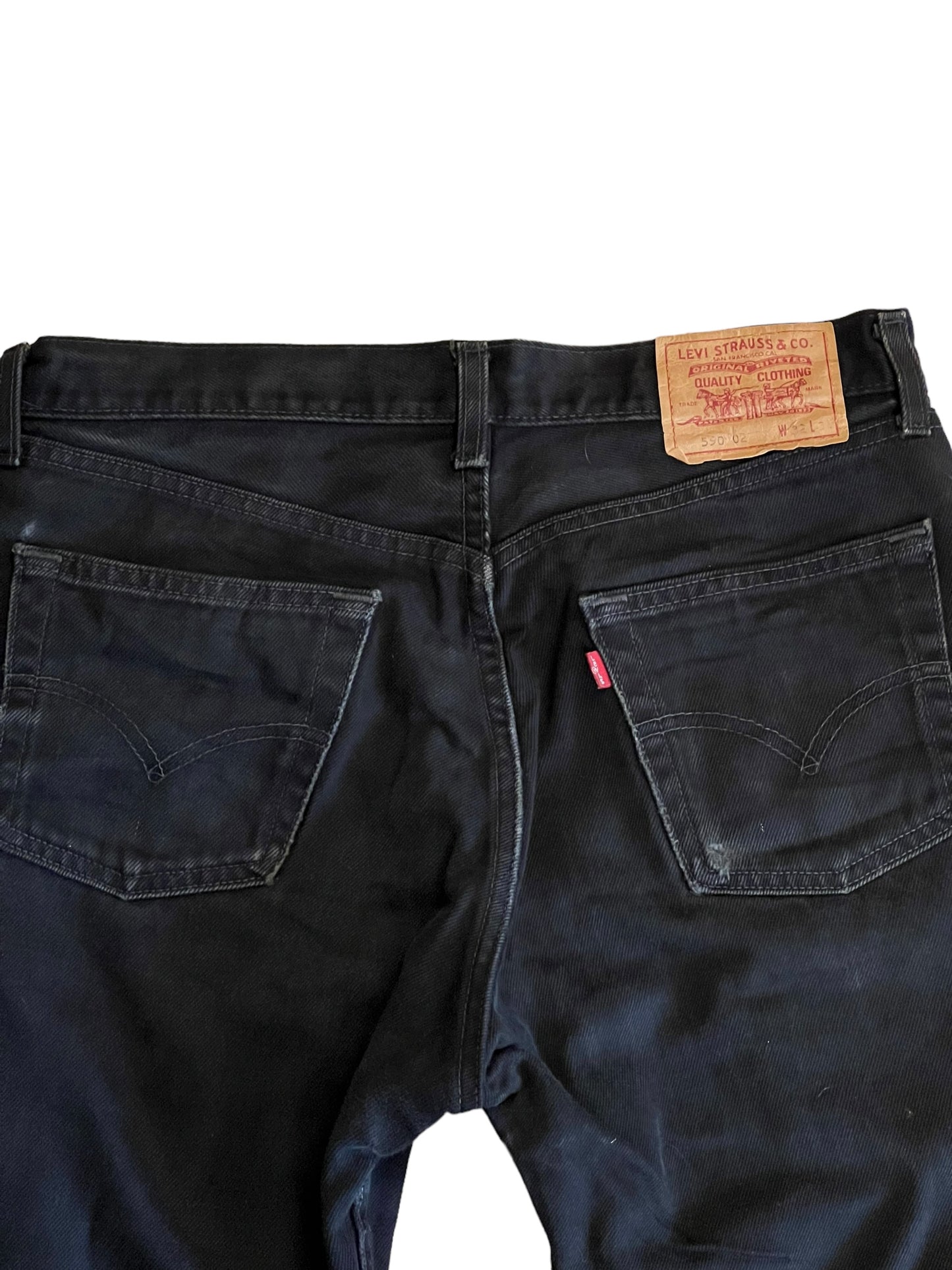 Levi’s washed denim jeans