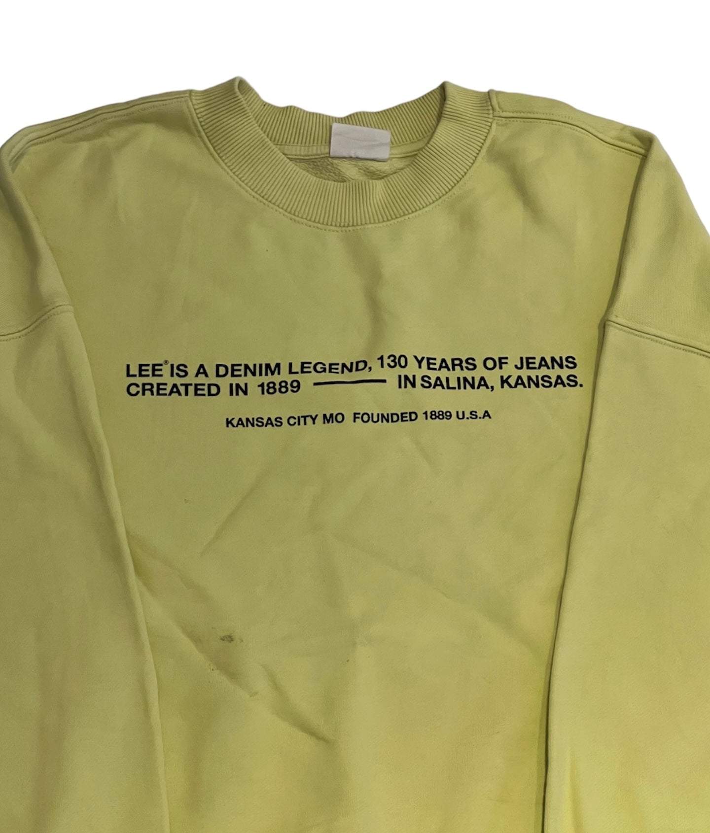 Lee x H&M vintage crewneck