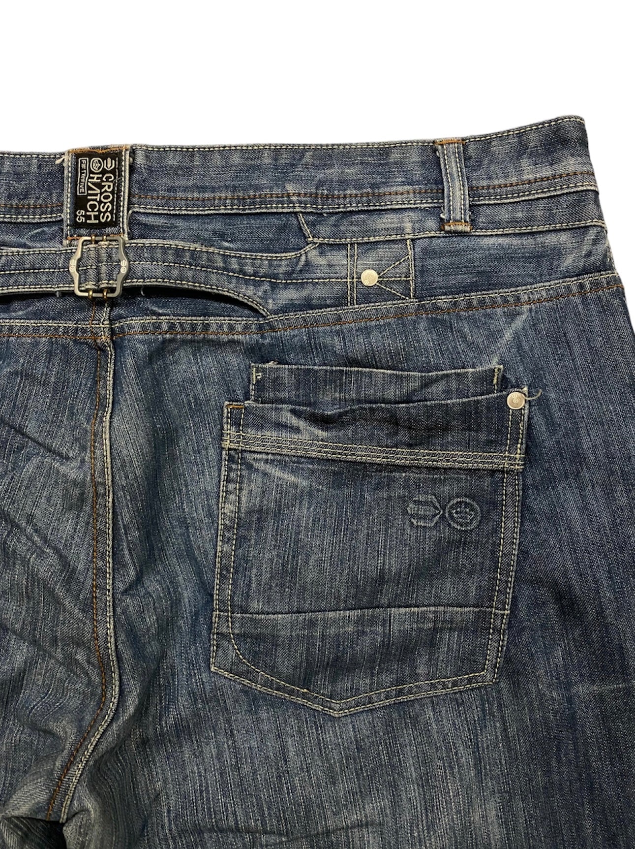 Crosshatch hornet vintage jeans with adjustable waist