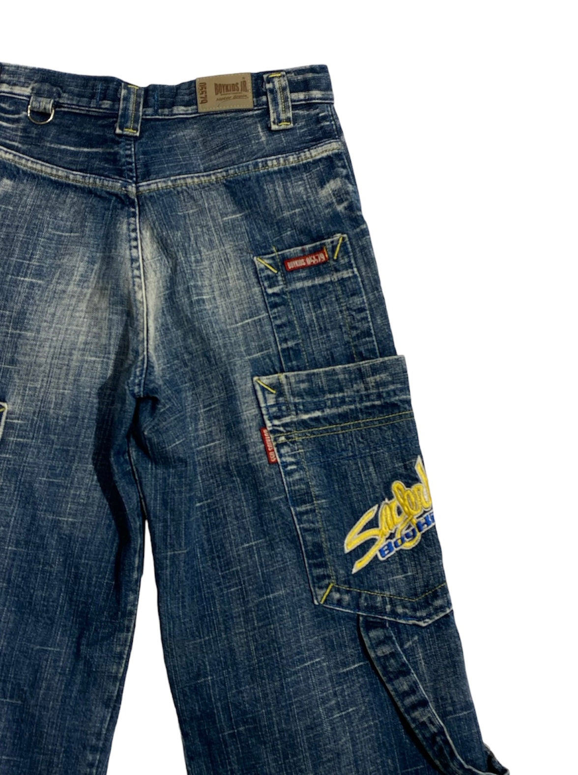 Boykids carpenter embroidered jeans