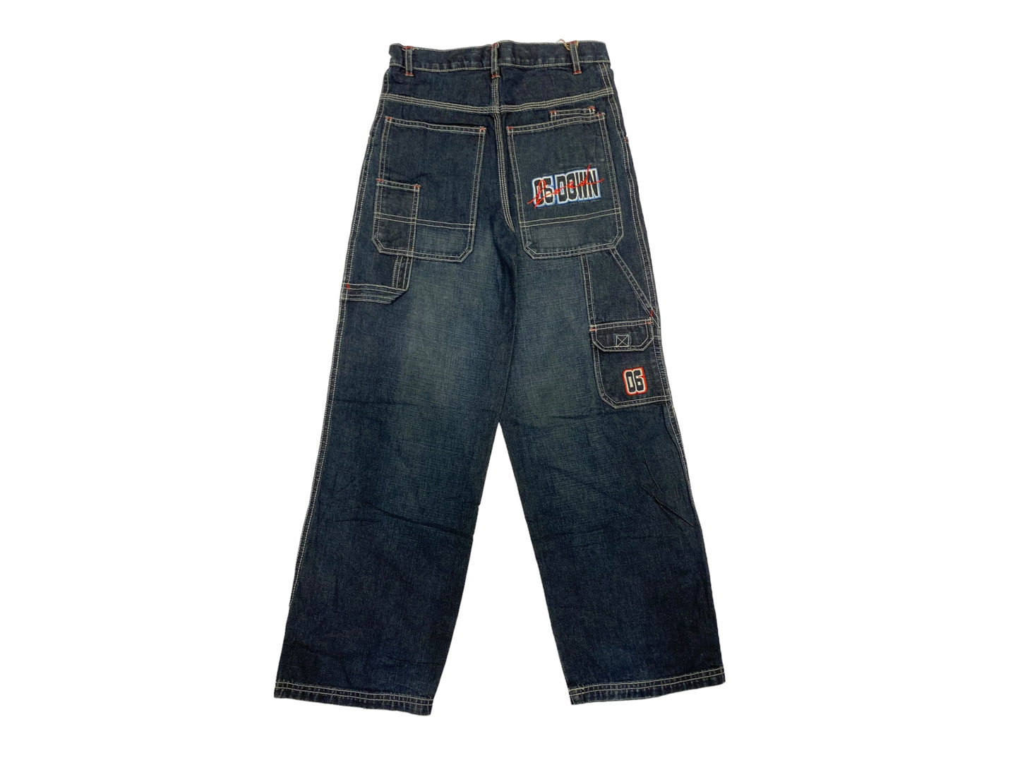 06 D-LOAD embroidered jeans