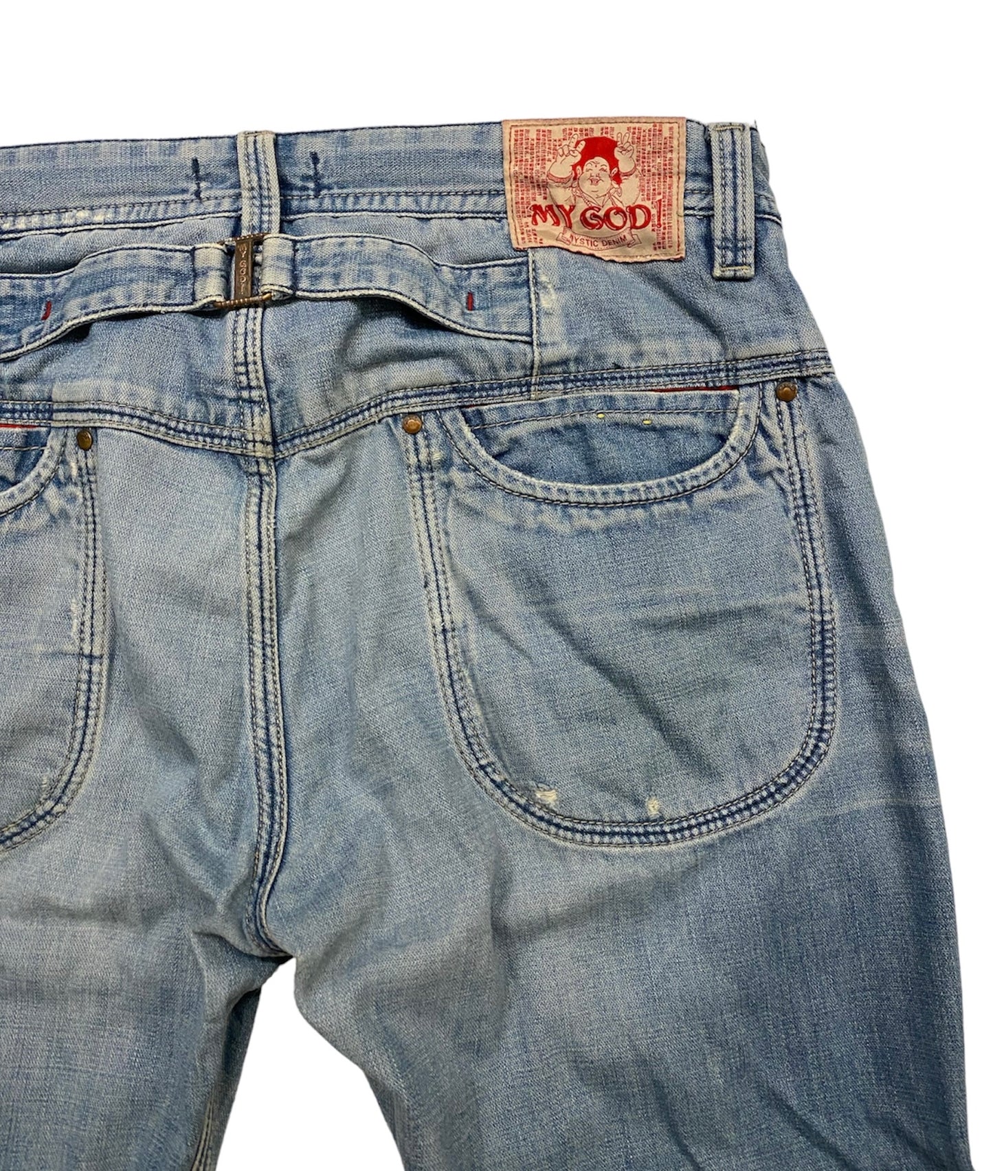 MY GOD! Asian baggy denim jeans