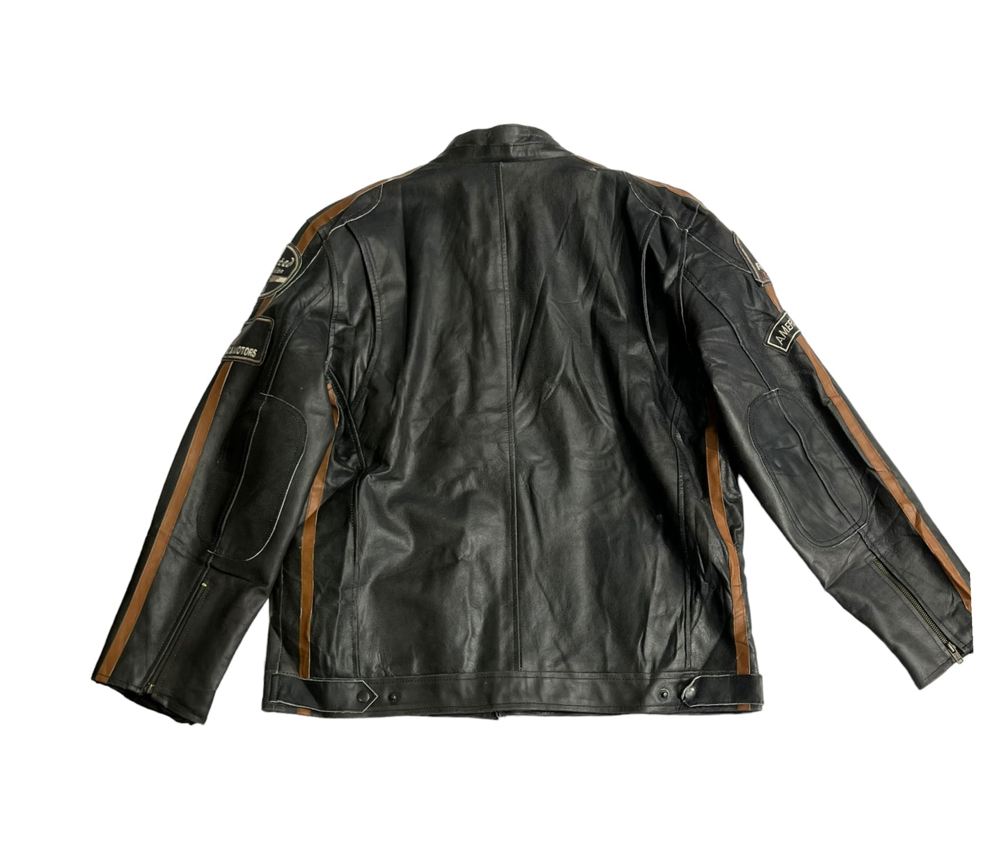 Urban 5884 motor leather racing jacket