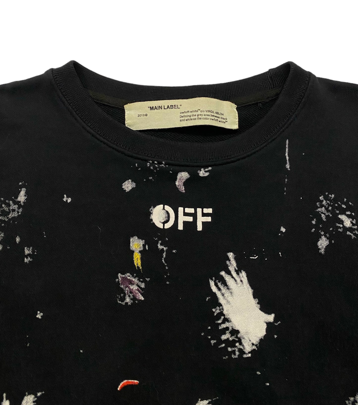 OFF-WHITE Seeing things crewneck