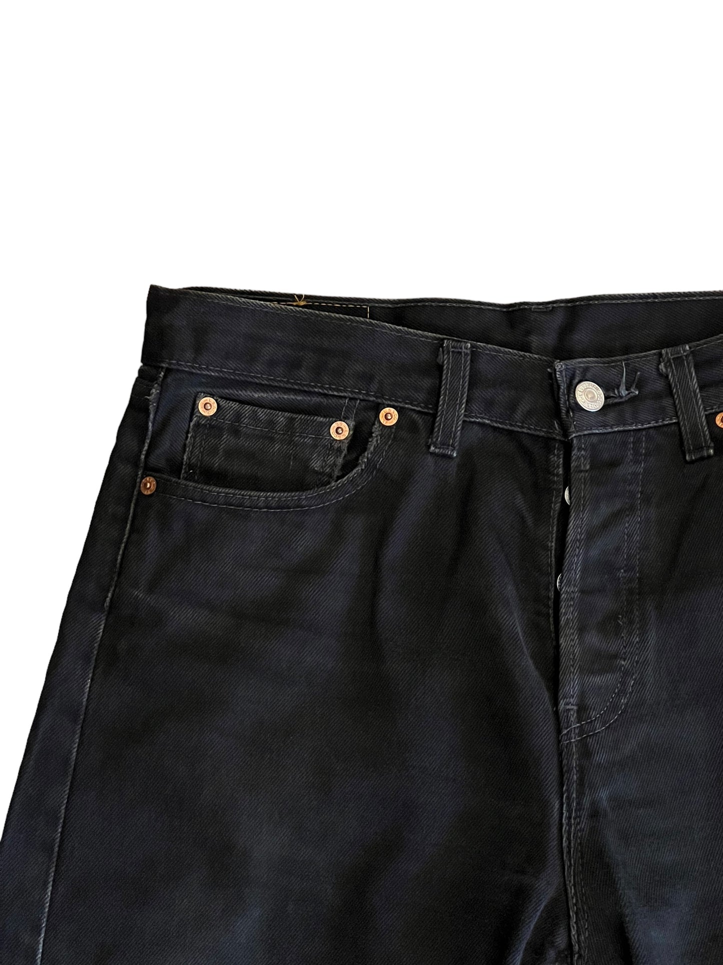 Levi’s washed denim jeans