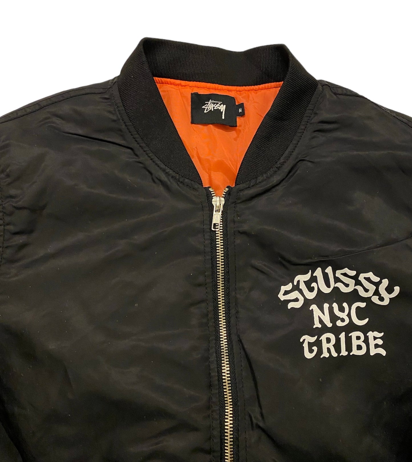 Stüssy NYC tribe bomber jacket