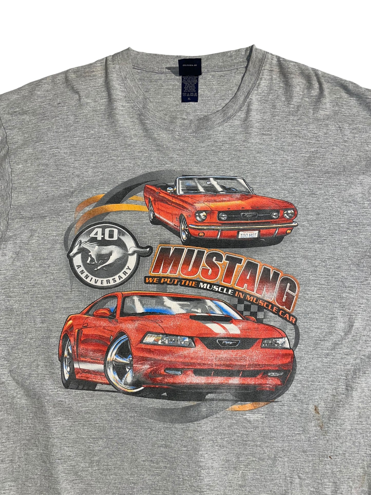 Mustang 40 anniversary graphic tee