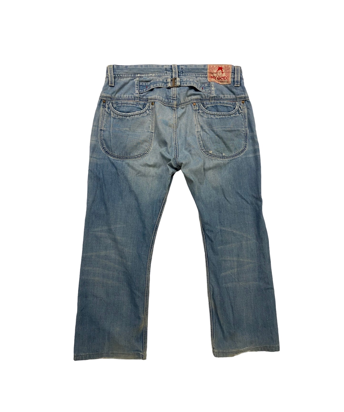 MY GOD! Asian baggy denim jeans