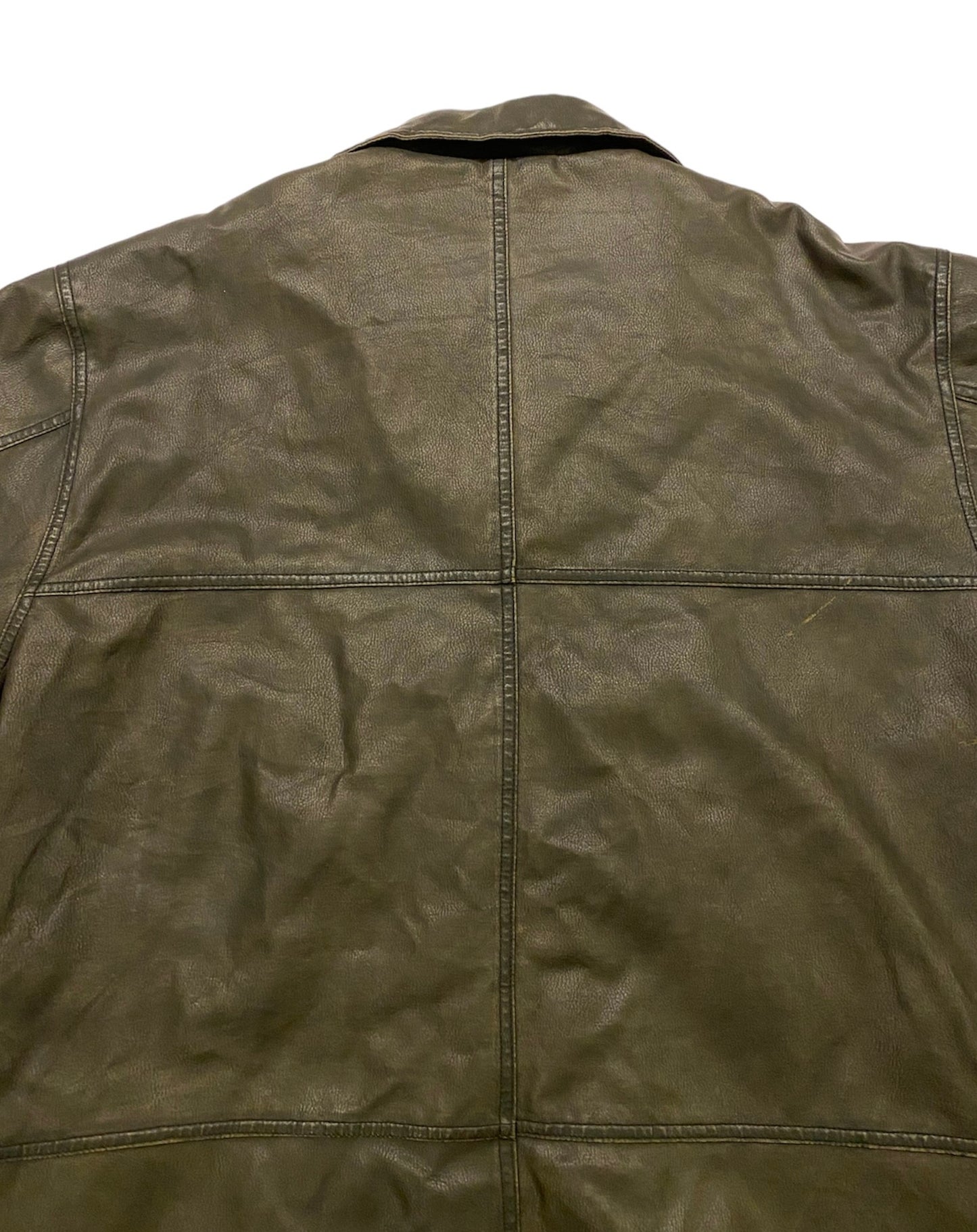 Rivers genuine leather mini-coat