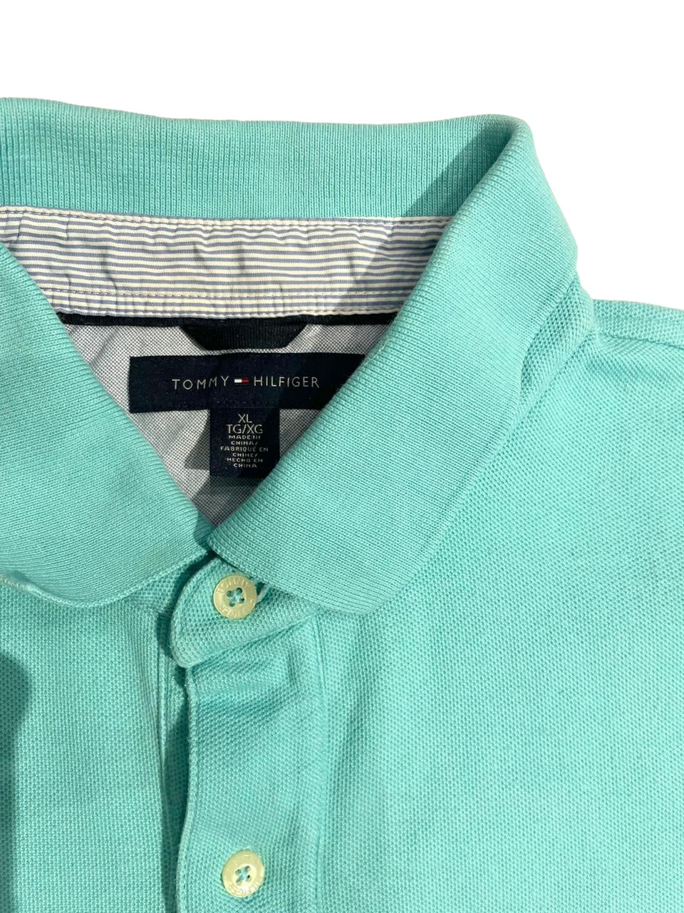 Tommy Hilfiger turquoise shirt