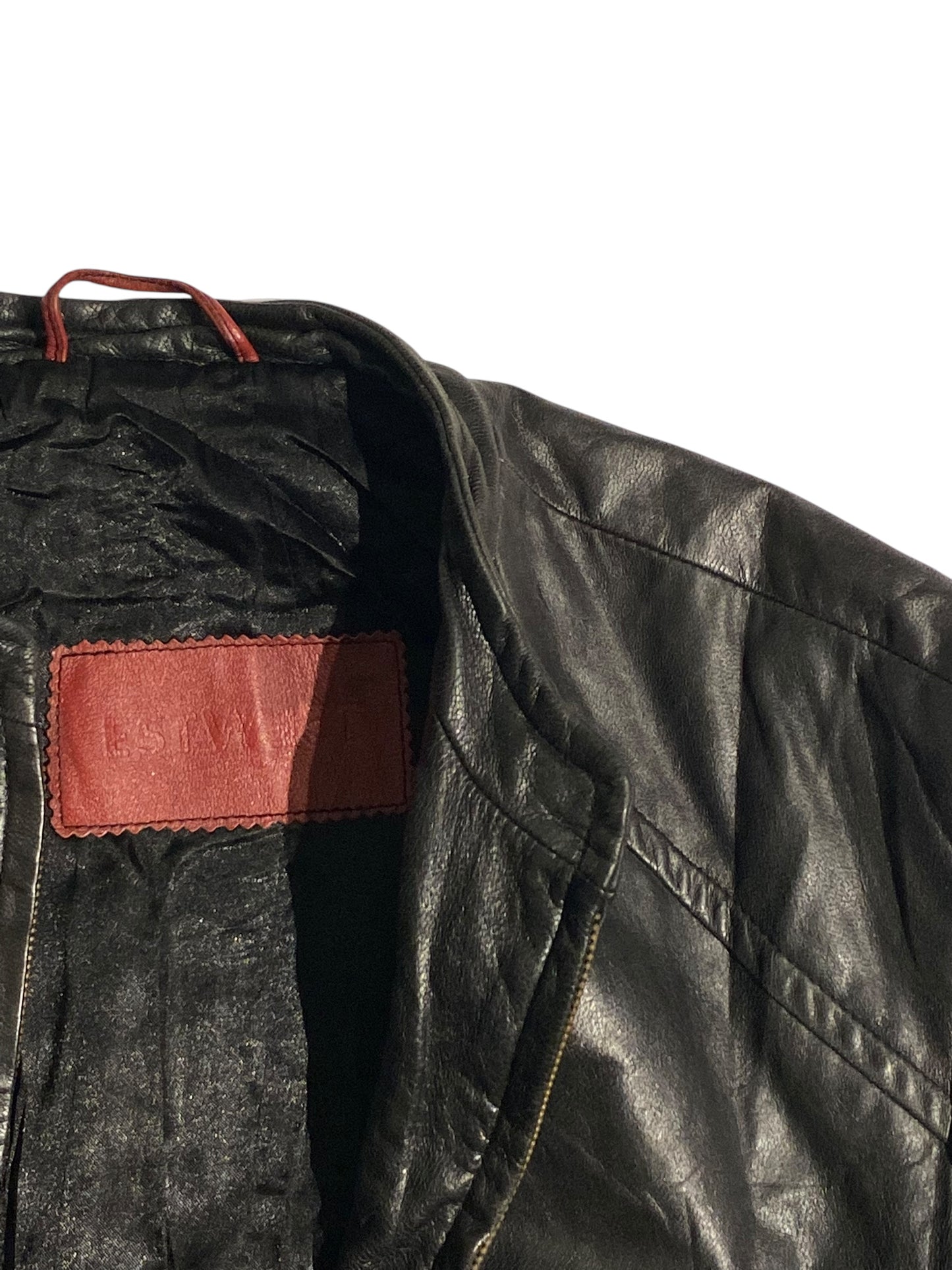 Estwest boxy fit leather jacket