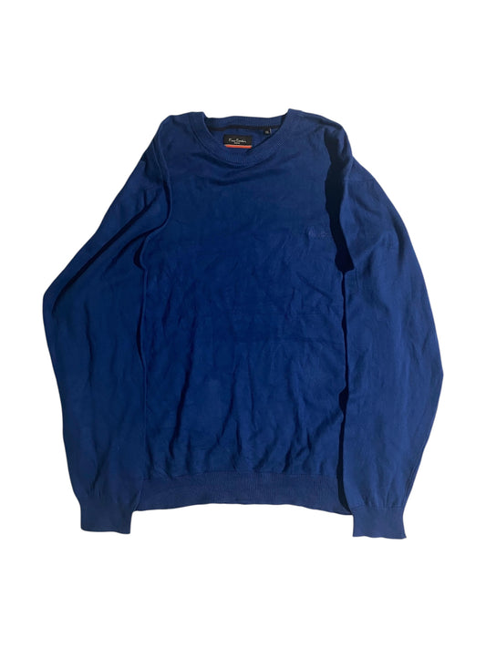 Pierre Cardin blue knit sweater