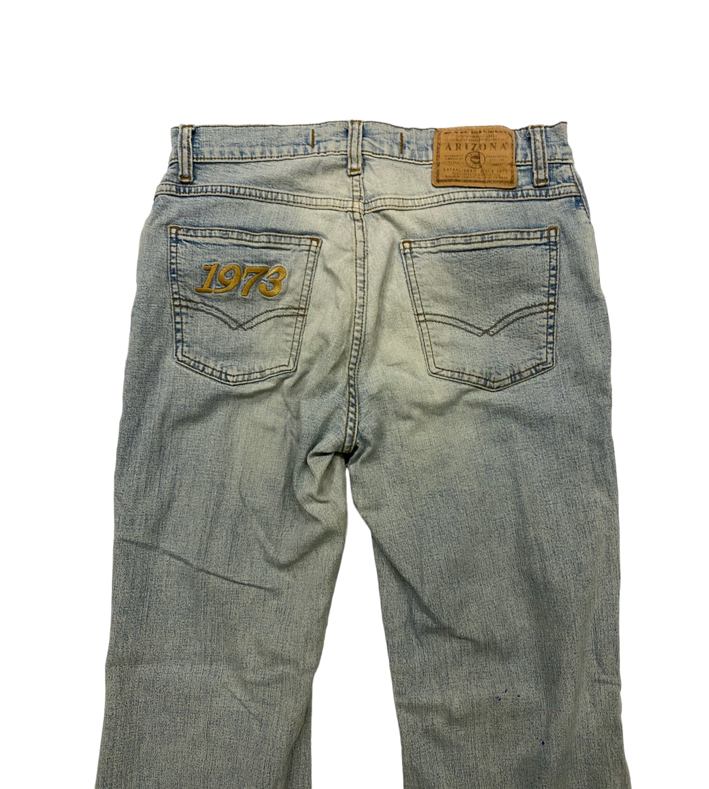 Arizona 1973 flared embroidered jeans