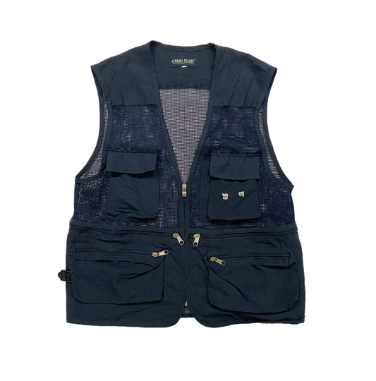 Green park navy tactical multipocket vest