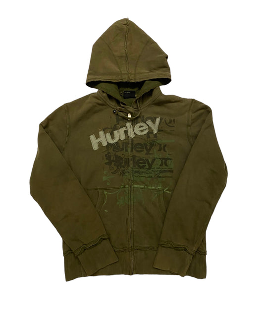 Hurley-X graphic Y2K zip-up