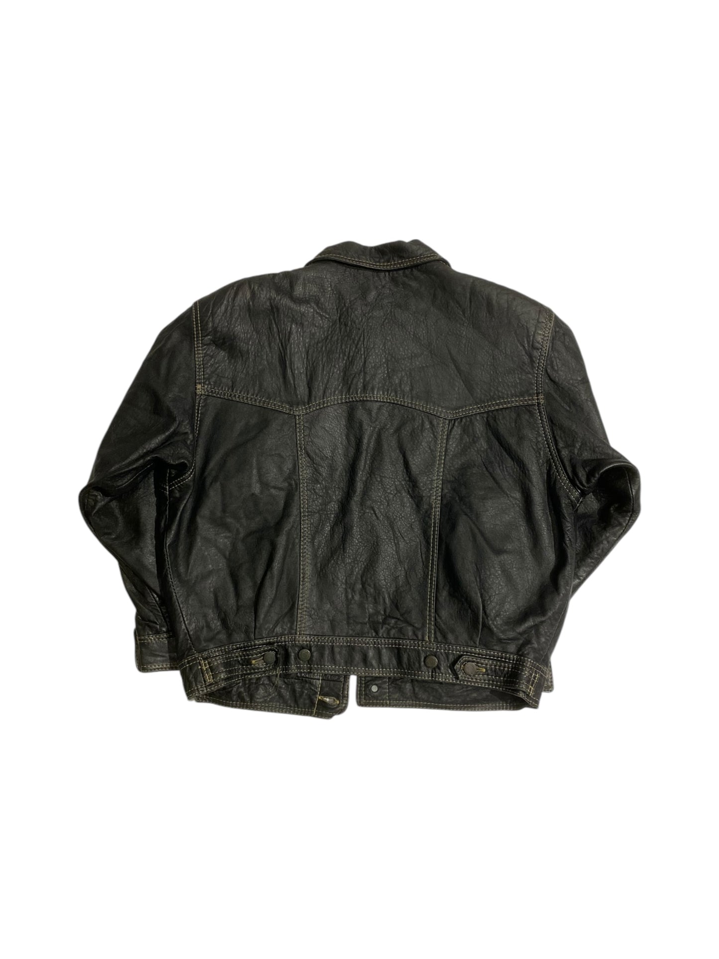 Rochapele heavy leather jacket