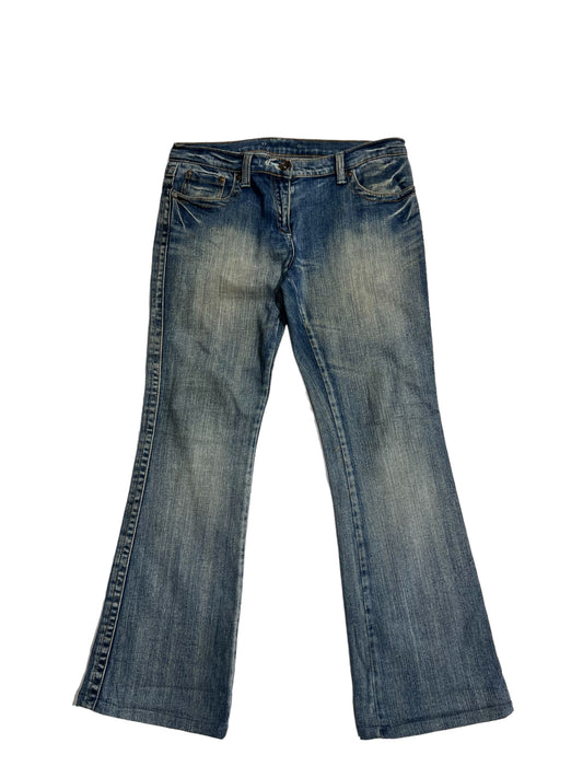 Vintage jeans with zippers