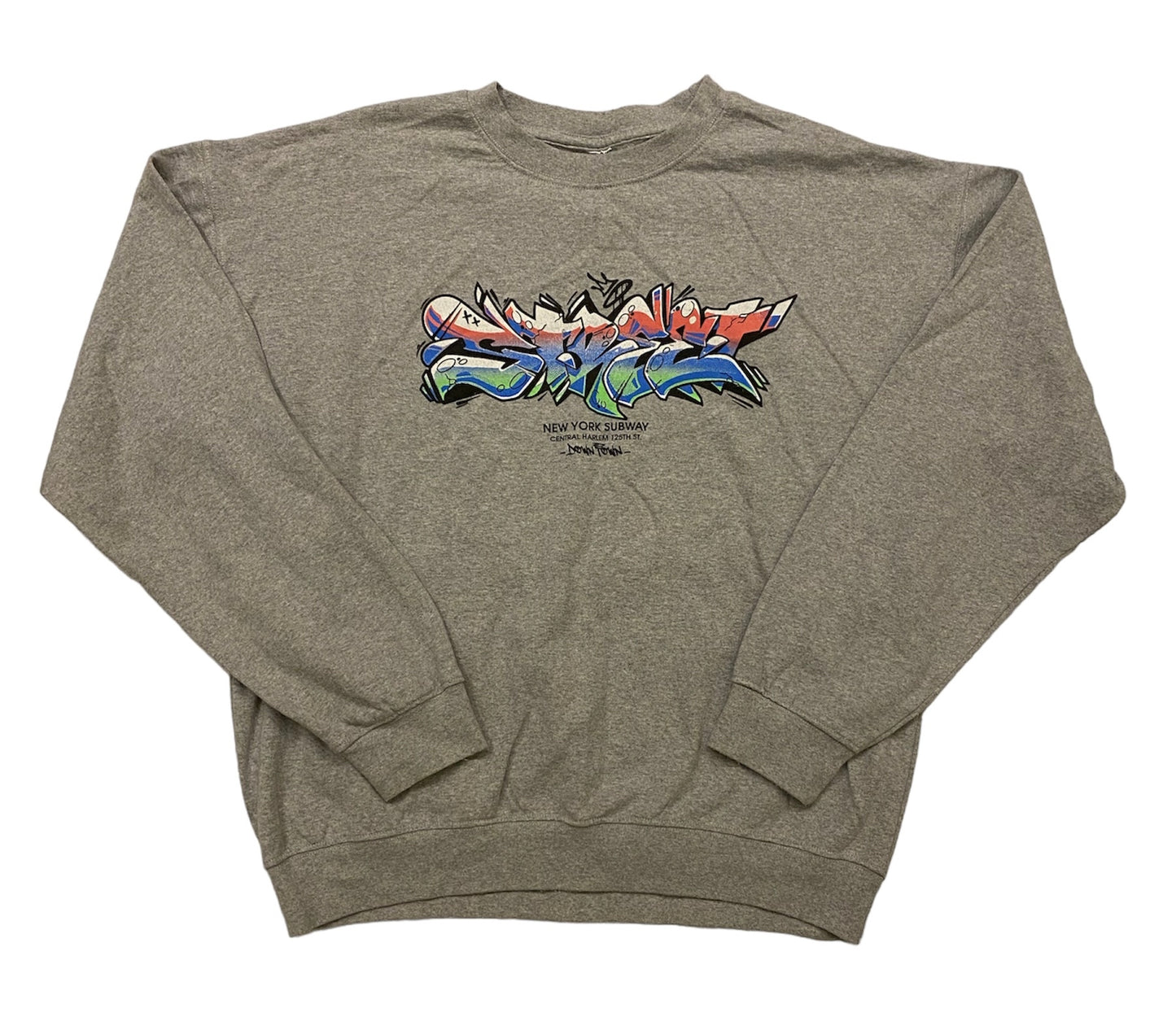 Street NYC graffiti crewneck