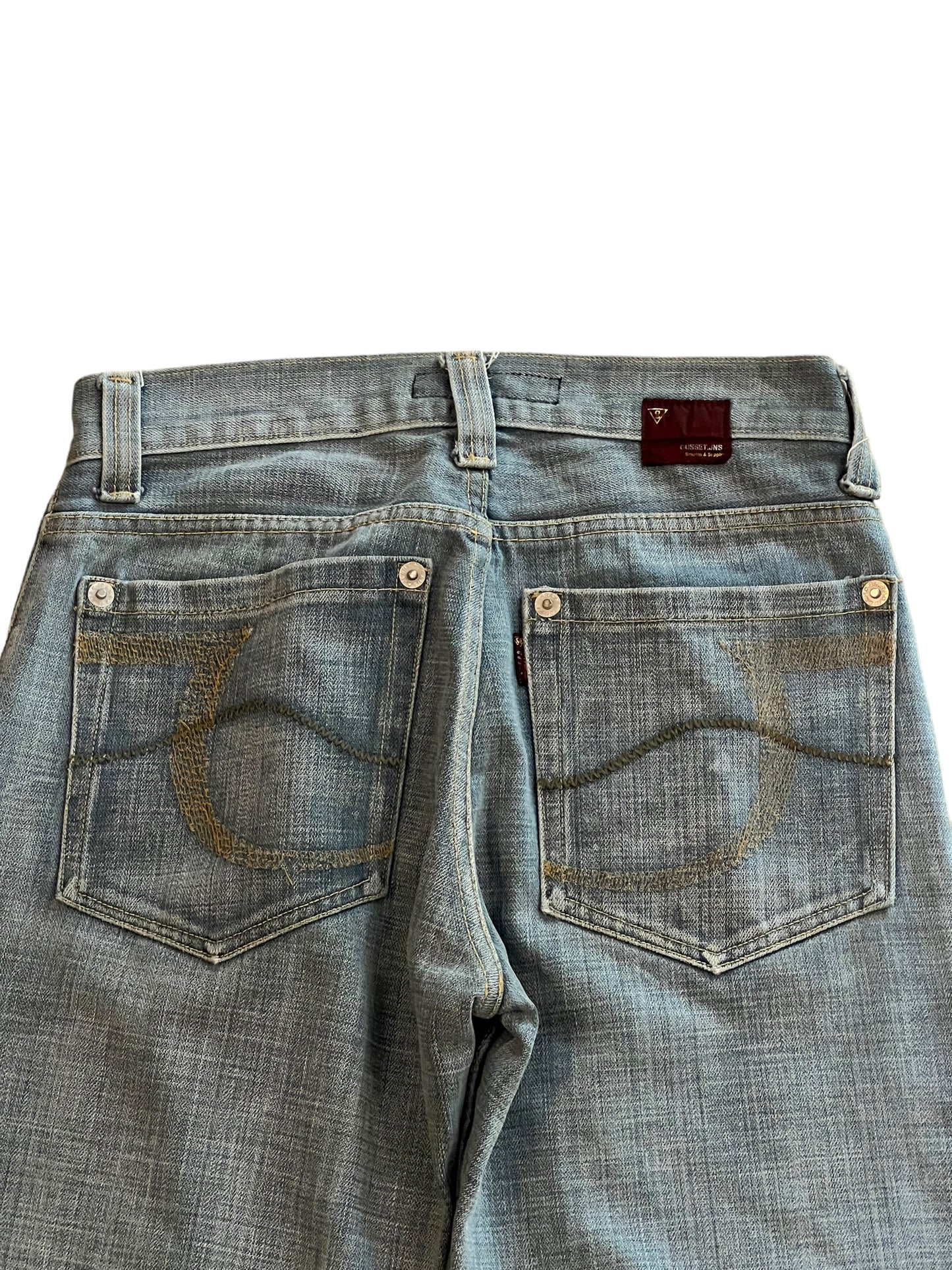 Gusset denim jeans