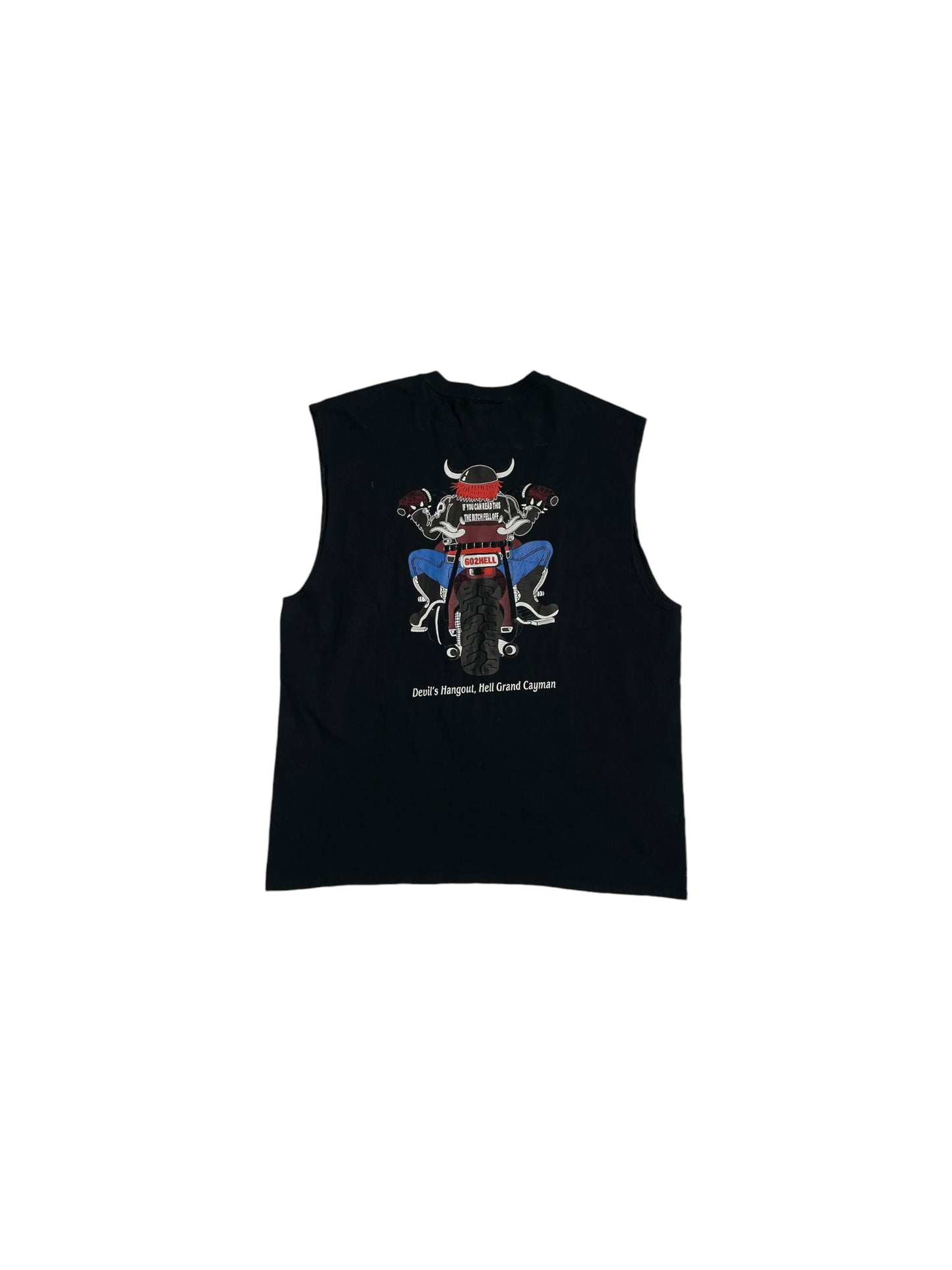 Devil’s hangout sleeveless shirt