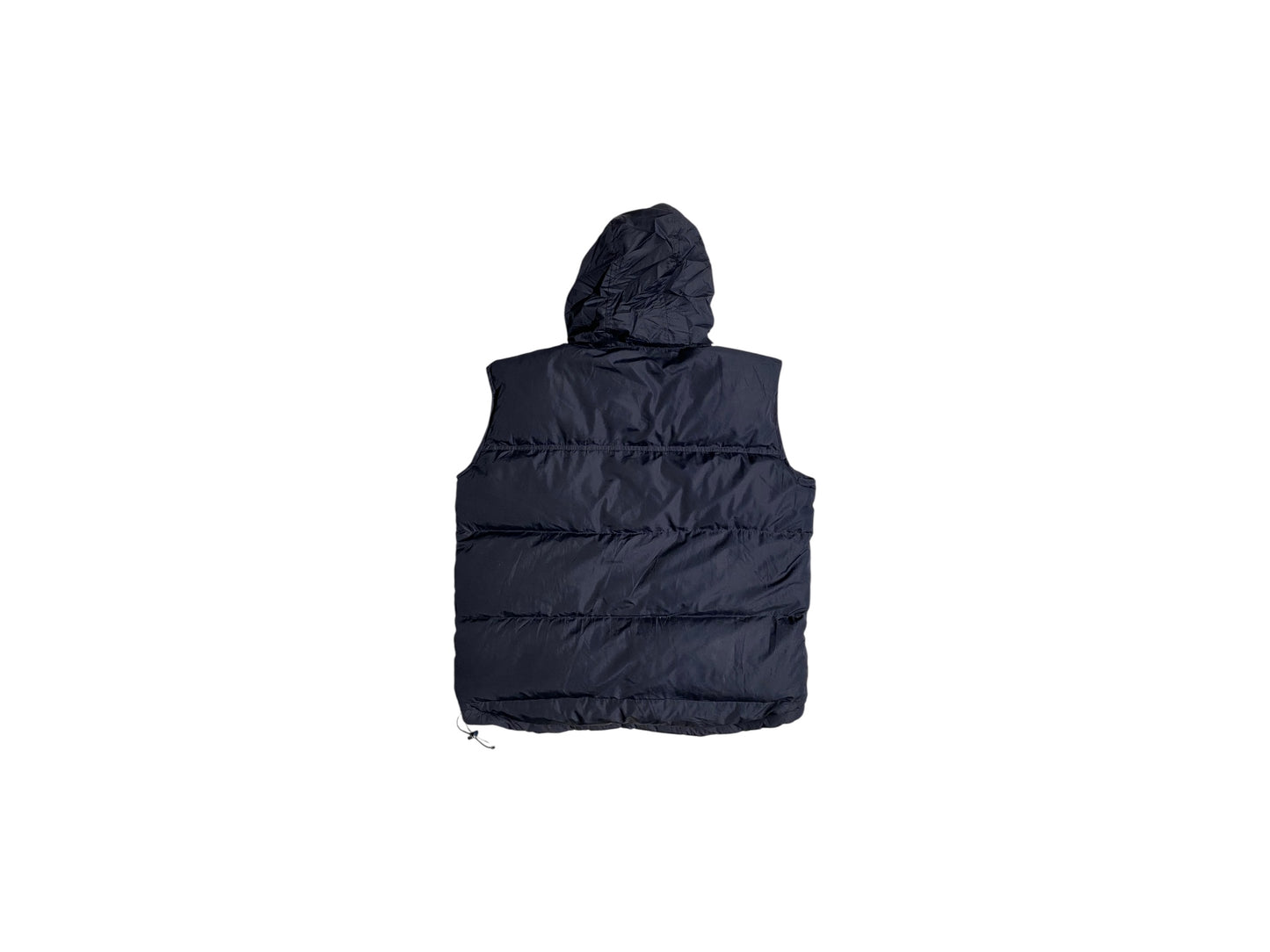 Nike puffer vest with adjustable hood