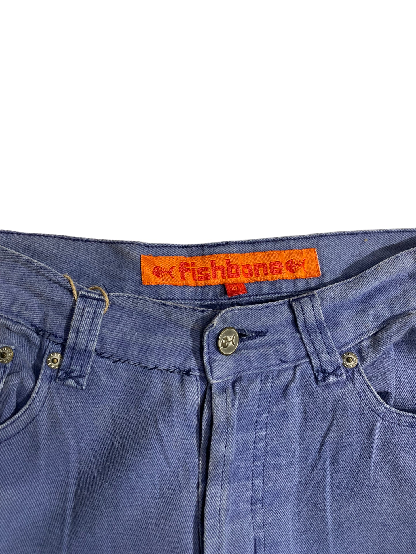 Fishbone flared jeans