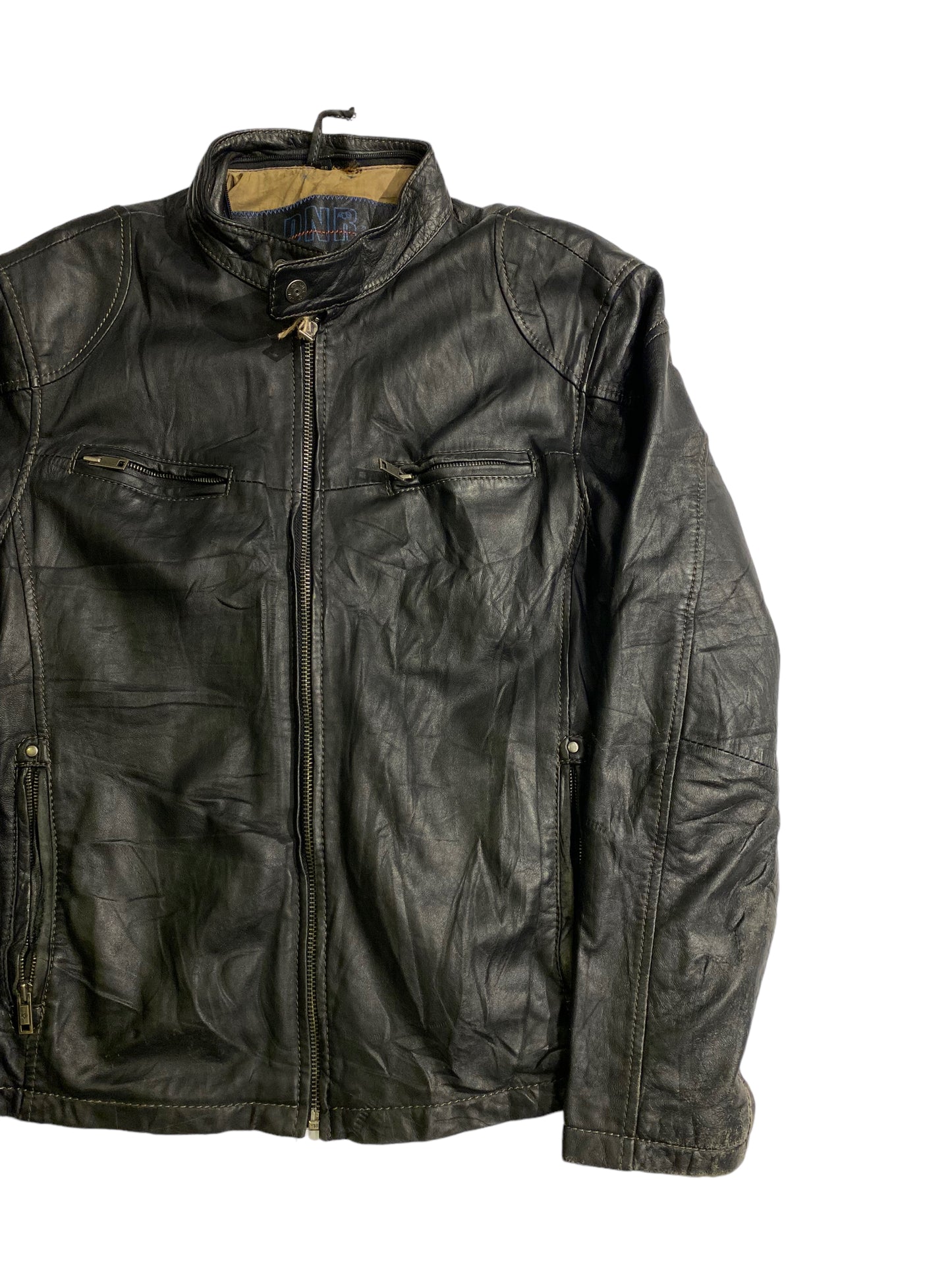 DNR motor leather jacket