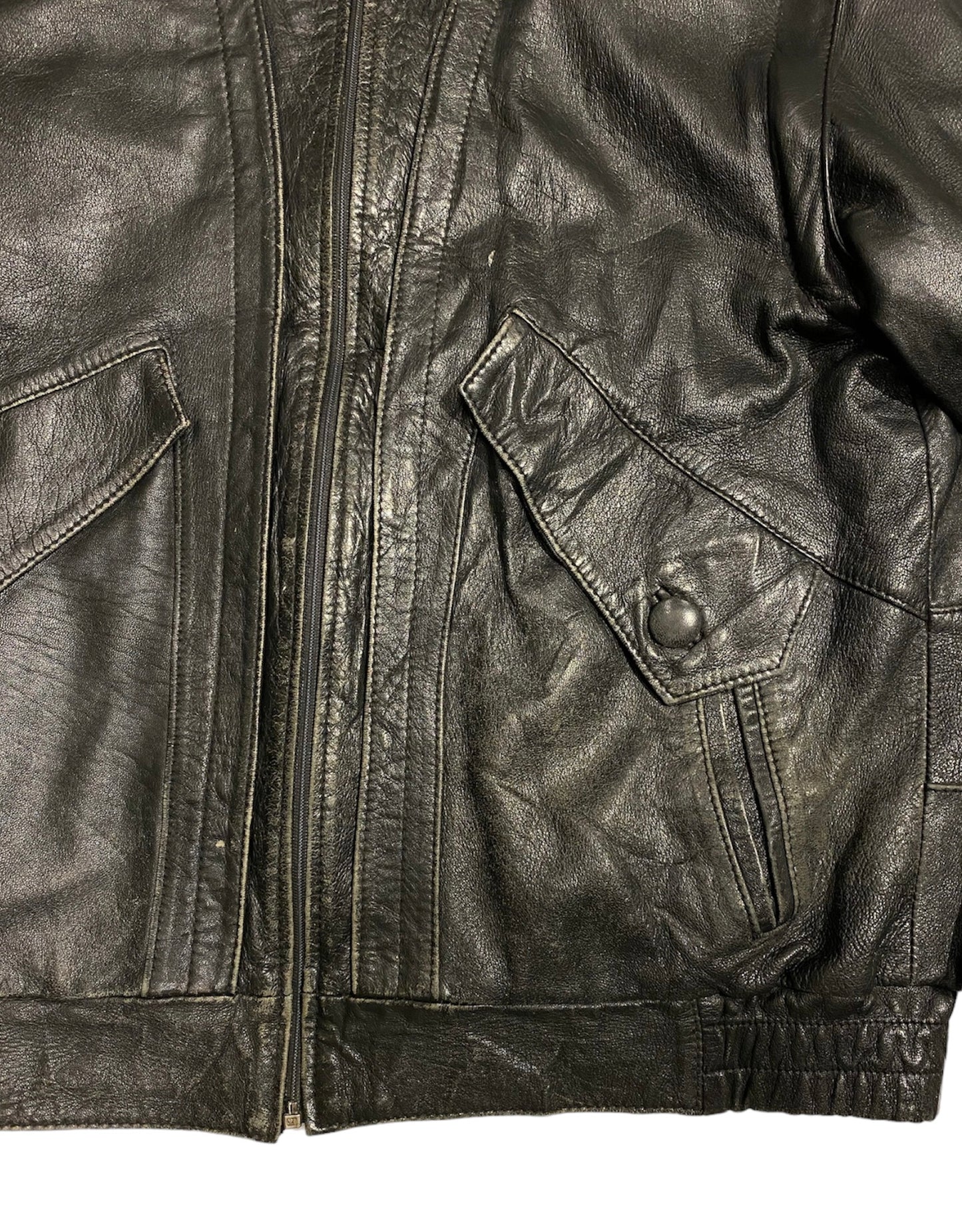 Vintage cut leather jacket