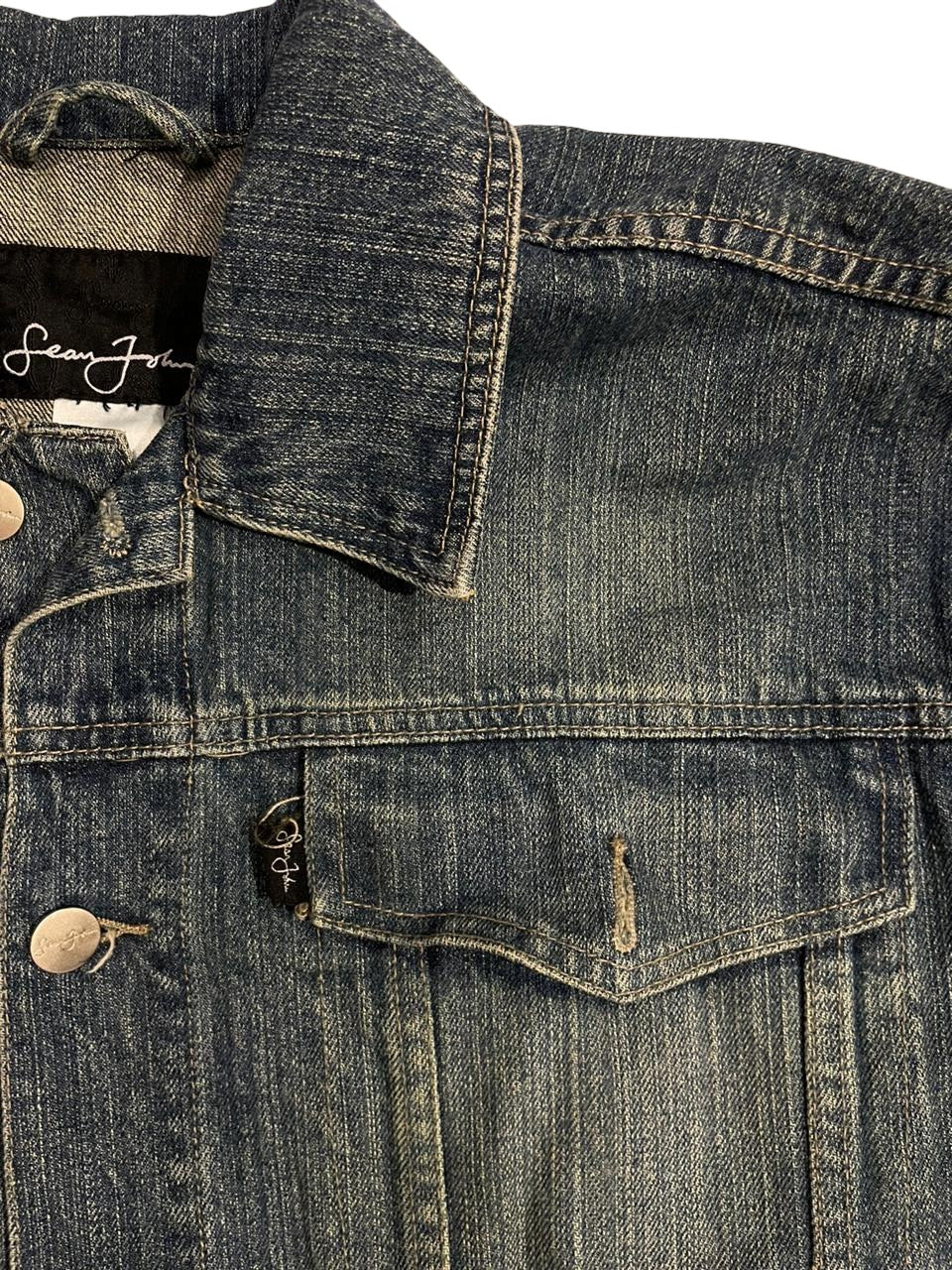 Sean Johnson embroidered denim jacket