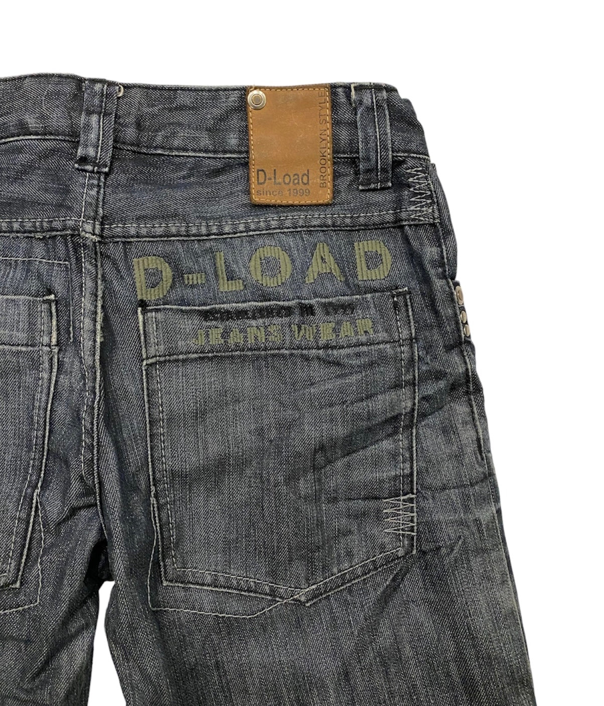 D-Load embroidered jeans