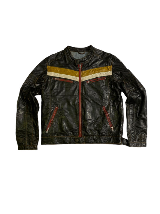 SPF motor-racing leather jacket